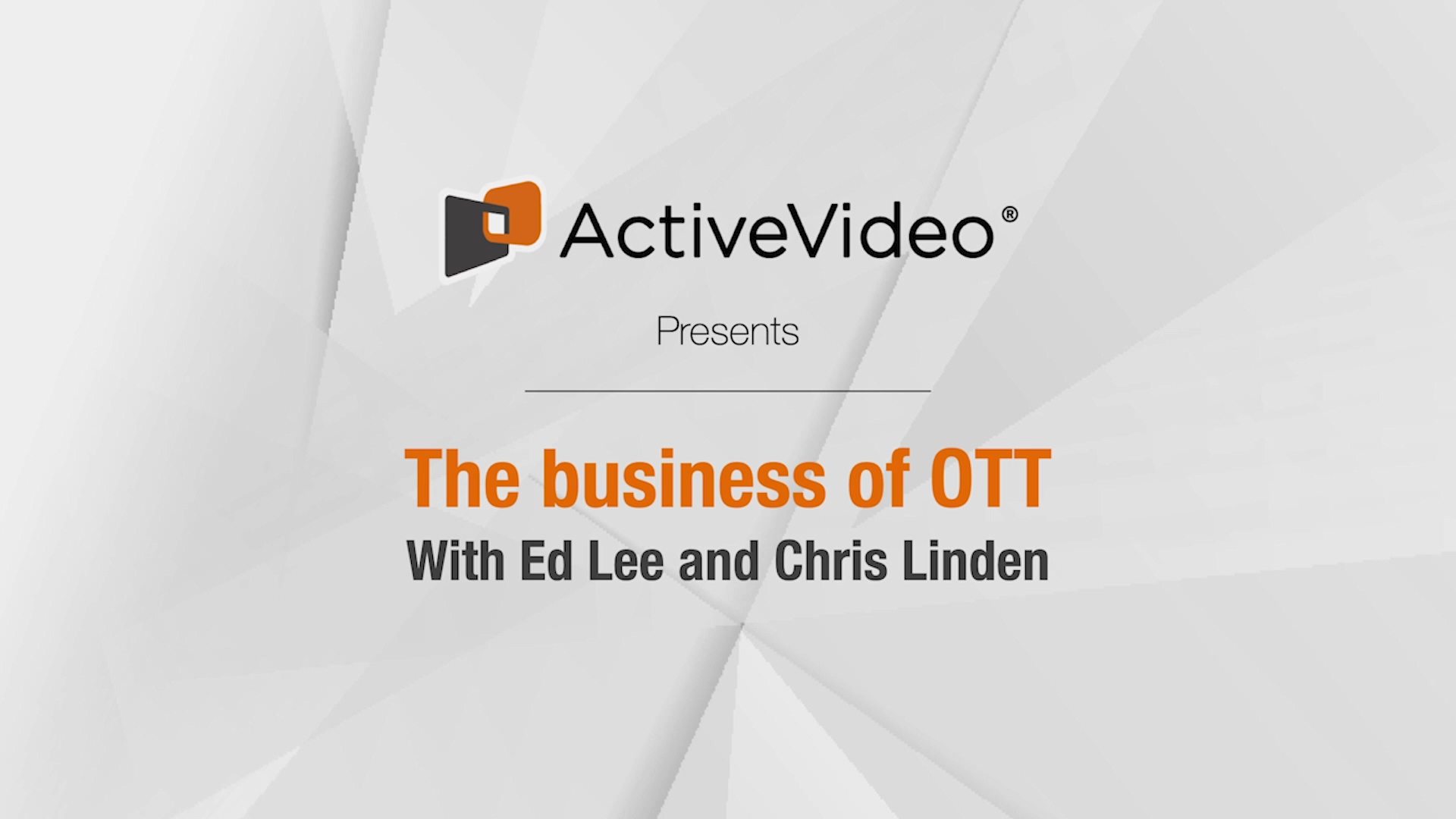 The Business of OTT - Part 1 - OTT Providers